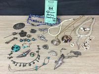 Overview of entire lot laid out on table