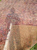 Top view showing overall floral and paisley pattern and coloration