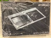 Front of sealed box showing Bayshore brand and product rendering