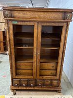 Full front view of wardrobe cabinet