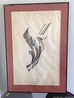 Full frontal image of the framed limited edition print showing the artwork, mat, and frame.