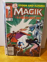 Front cover of Magik Comic #1 showing colorful comic artwork with Storm and Illyana characters and Marvel logo.