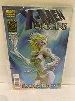 Front cover of the X-Men Origins comic featuring Emma Frost and Marvel branding dated May 2010.