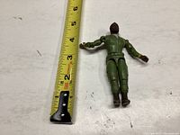 The Galoob A-Team B.A. Baracus action figure shown next to a tape measure indicating about 4 inches in height.