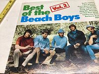 Front album cover showing the band members and title 'Best of the Beach Boys Vol. 2'