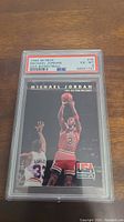 PSA graded 1992 Skybox Michael Jordan #45 USA Basketball card graded EX-MT 6 in protective case.