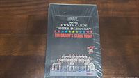 Front of box showing 90-91 OHL hockey cards, team photo, and slogan 'Tomorrow's Stars Today'