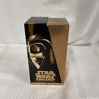 Front view of the Star Wars Trilogy Special Edition VHS box with Darth Vader artwork and logo.