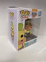 Front and side view of the boxed Heffer POP! figure #321 from Rocko's Modern Life by Funko.