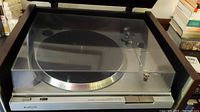 Full view of turntable system PS-T22 under dust cover