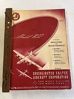 Front cover of the B-32 Dominator manual showing model designation and company info.