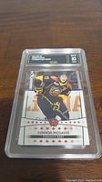 Front view of the Connor McDavid rookie hockey card in plastic graded slab showing the player image and card design.