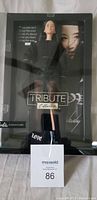 Barbie Tribute Collection Vera Wang doll new in box with designer image and signature on packaging.