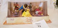 Disney Beauty And The Beast Figurine Playset in original box with visible characters