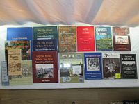 15 Victoria & area non-fiction books displayed front view on a white surface showing titles and covers.