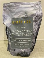 Front of resealable bag showing product name, scent and size details