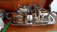 Full lot arranged on serving tray
