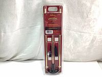 Front view of new sealed Outers Universal Cleaning Rod Kit in plastic clamshell packaging showing included pieces and insert card.