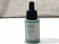 Front view of Versed Moisture Maker Hydrating Serum 30ml bottle with black dropper cap, label visible.