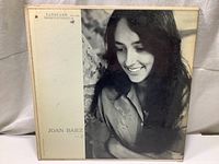 Front cover of Joan Baez Vol. 2 vinyl LP album showing photo of Joan Baez and text.