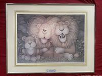 Framed print showing the entire artwork with the metal frame approximately 22x28 inches.