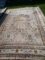 Full view of rug laid flat
