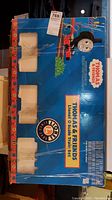 Original box of Thomas & Friends Lionel O Scale Train Set with artwork showing Thomas the Tank Engine and Lionel logo.