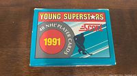 1991 Score Young Superstars NHL Player Card Factory Set box with 1991 logo and 40 player cards noted