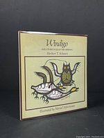 Front cover photo of the book showing title, author, and illustrator with indigenous art design.