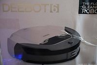 Deebot 6 robot vacuum cleaner box with image of vacuum
