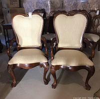 Front view of both chairs side by side
