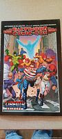 Front cover of the Baltimore Comic Con 2019 official souvenir program comic book featuring Liberty Brigade superheroes.