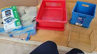 Photo showing all storage bins and MagicBag storage bags.