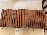 Full set of 27 volumes displayed in single row