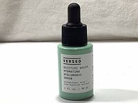 Front view of Versed Moisture Maker Hydrating Serum bottle showing brand and product name