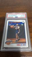 Photo of 2019 Zion Williamson rookie card graded PSA 6 EX-MT with label visible showing card number 296 and certification number 48323813.