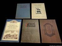 Five books on Boston and New England displayed in a single row, covers visible. Various softcover editions with different colors and illustrated covers.