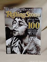 Front cover of Rolling Stone magazine special issue with John Lennon on the cover.