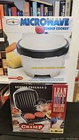 Boxed Betty Crocker Microwave Tender Cooker with pressure cooker and cooking time reduction information