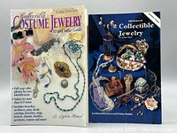 Front covers of the two jewelry collectible guides showing the title, author, and images of jewelry pieces on each cover.