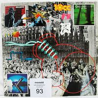 Front view of the 10CC Greatest Hits 1972-78 vinyl LP album cover with colorful collage artwork.