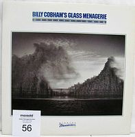 Front cover of Billy Cobham's Glass Menagerie LP titled 'Observations &', showing album artwork and promotional details.