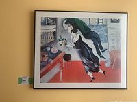 Full view of framed print showing artwork and frame.