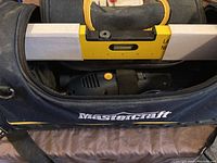 Mastercraft carrying bag holding the Multi-cutter precision saw and Pittsburgh level