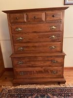 Front view showing full 8-drawer configuration