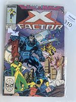 Front cover of the Marvel Comics X-Factor comic book Issue 6 titled The Fall of the Mutants, showing multiple superhero characters with vibrant colored artwork.