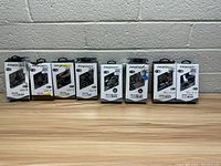 Photo of seven Chargeworx cables in packaging, including USB C to A, Micro USB, and iPhone cables.