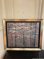 Front view of the framed artwork by Christopher Burkett showing the entire piece and frame.