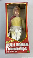 Front view of the boxed figure showing full figure in window display
