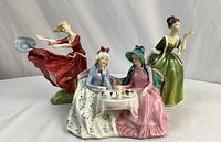 Three figurines front view